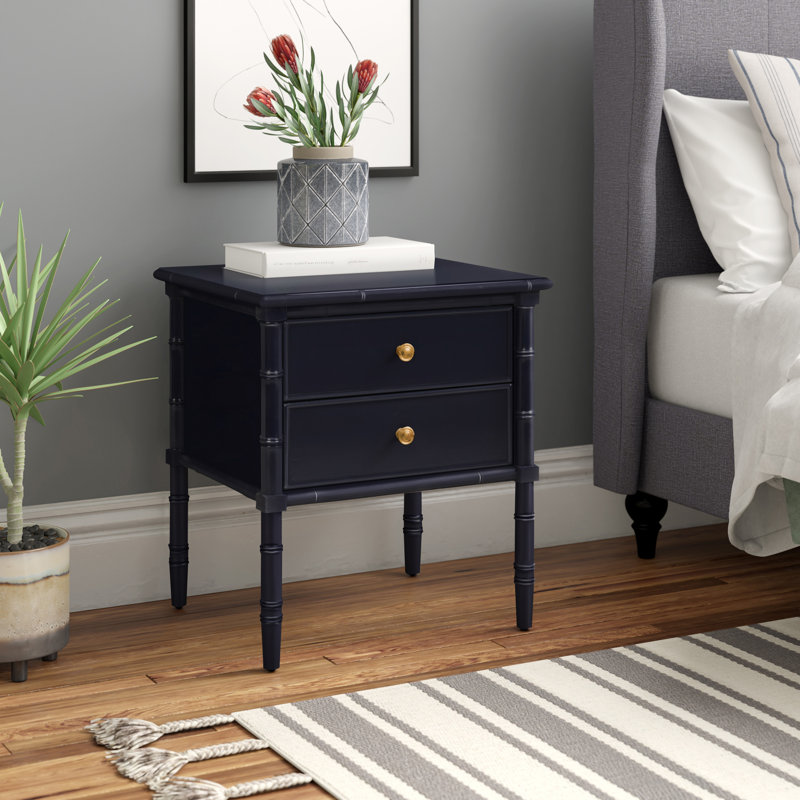 Joss & Main Bombay 2 Drawer Nightstand & Reviews Wayfair